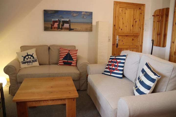 Ferienwohnung für 4 Personen, mit Garten und Sauna sowie Ausblick, kinderfreundlich in Tümlauer Koog - 4