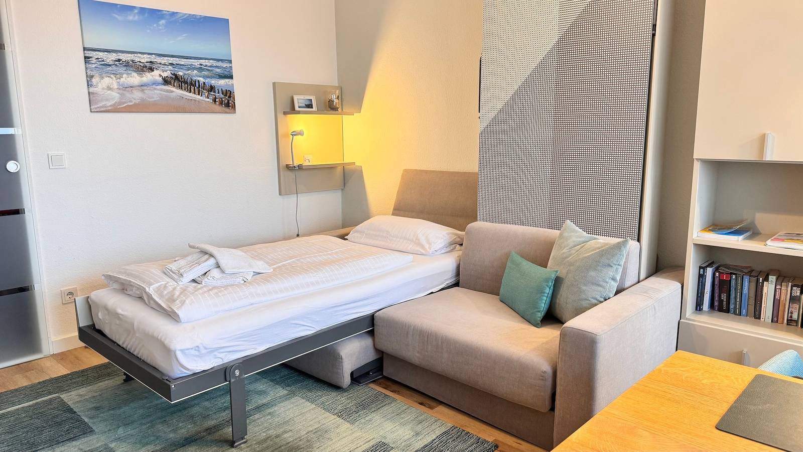 Ganze Ferienwohnung, 3-46, Haus Sylter Welle, Blick zur Westerländer Innenstadt in Westerland, Sylt (Gemeinde)