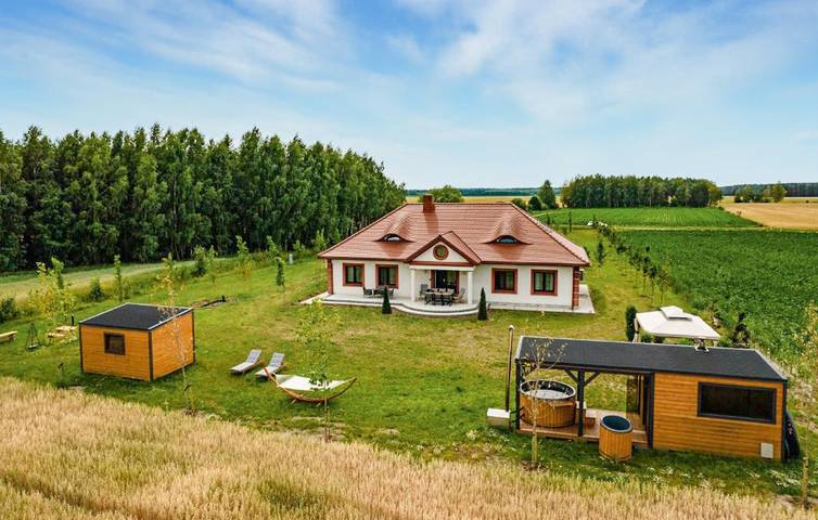 Dom dla 10 osób, z Taras i Sauna w Województwo lubelskie