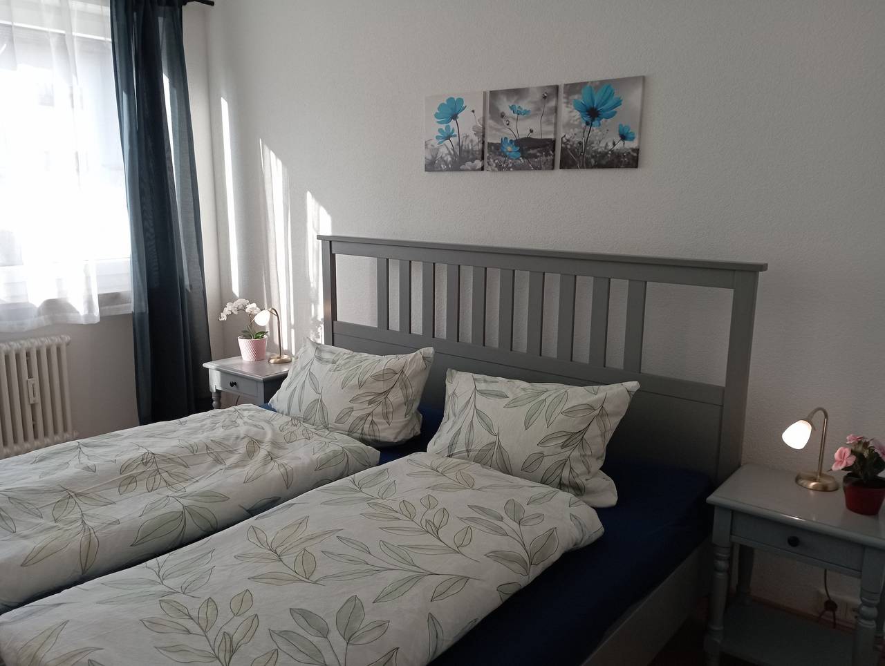 Ganze Ferienwohnung, Ferienwohnung Hämmerle - Ferienwohnung Blau, 48qm, 1 Schlafzimmer, 1 Wohn-Essbereich, max. 4 Personen in Konstanz, Obersee (Bodensee)