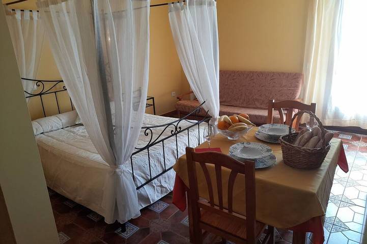 Der Ofen von Leopoldo Conjunto Rural in Hueva, Guadalajara Provinz