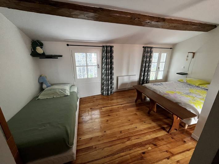 Chambre d’hôte pour 3 personnes, avec jardin, animaux acceptés
