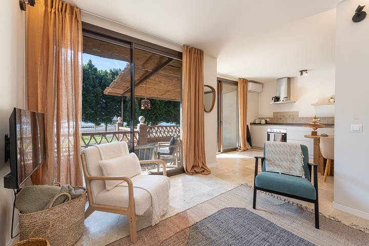 Apartamento para 4 personas, con terraza en Playa del Palo