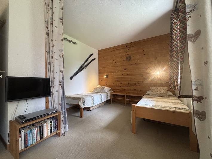 Appartement entier, Studio lumineux avec terrasse - 4 pers. in Bellentre, La Plagne-Tarentaise