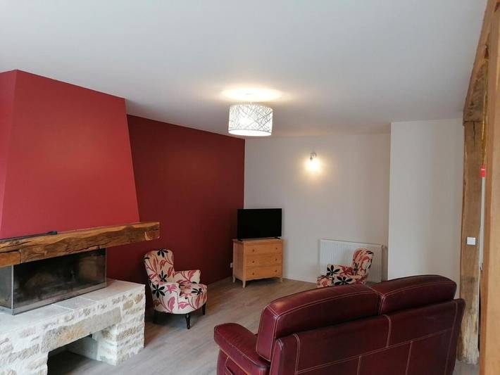 Gîte pour 6 personnes, avec terrasse et jardin dans Vaillant