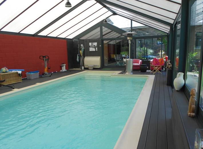 Gîte pour 8 personnes, avec sauna et jardin ainsi que jacuzzi et terrasse, animaux acceptés dans Torigny-les-Villes