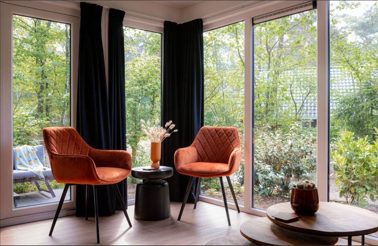 Charmantes Waldhaus für 6 Pers mit Kamin und umzäuntem Garten in Nunspeet in der Veluwe. in Nunspeet, Veluwe