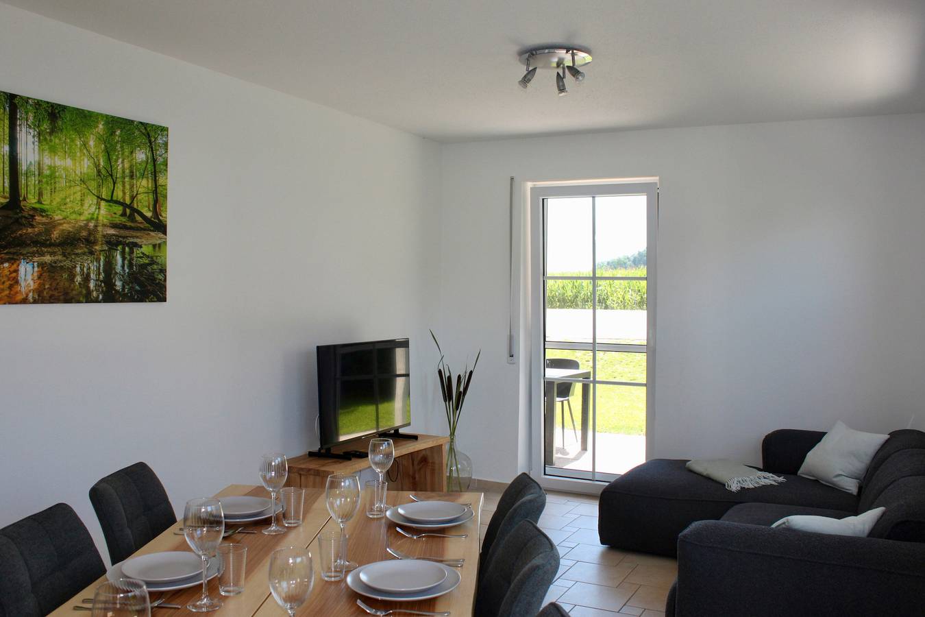 Ganze Wohnung, Ferienwohnung 'Sonnenterrasse' mit privater Terrasse, privatem Garten und Wi-Fi in Merkendorf, Romantische Straße