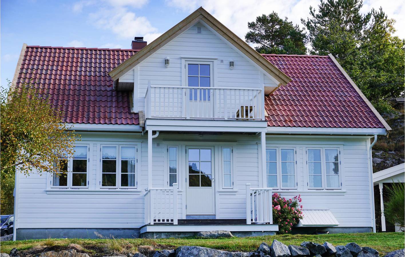 Ferienhaus für 8 Personen mit Garten in Farsund