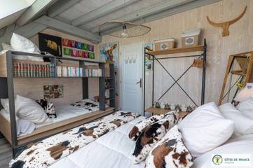Gîte pour 8 personnes, avec terrasse ainsi que vue et jardin dans station de ski du Laguiole - Le Bouyssou