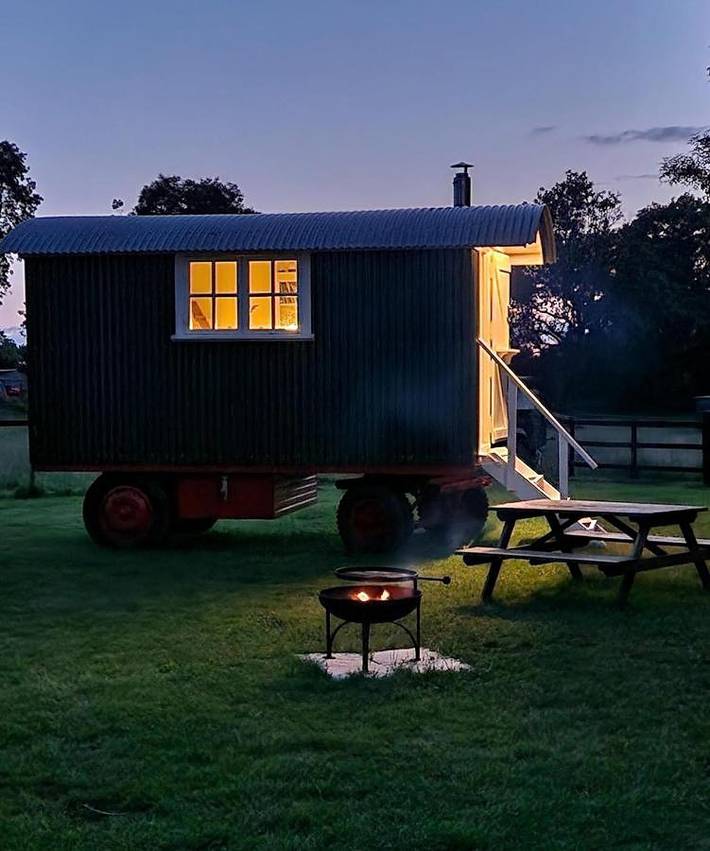 Camping für 3 Personen, mit Whirlpool und Garten sowie Ausblick in The Cotswolds