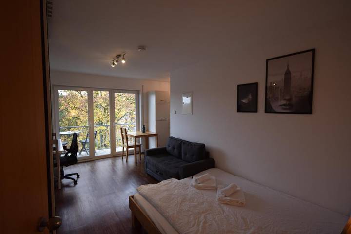 Ferienwohnung für 3 Personen, mit Balkon und Ausblick