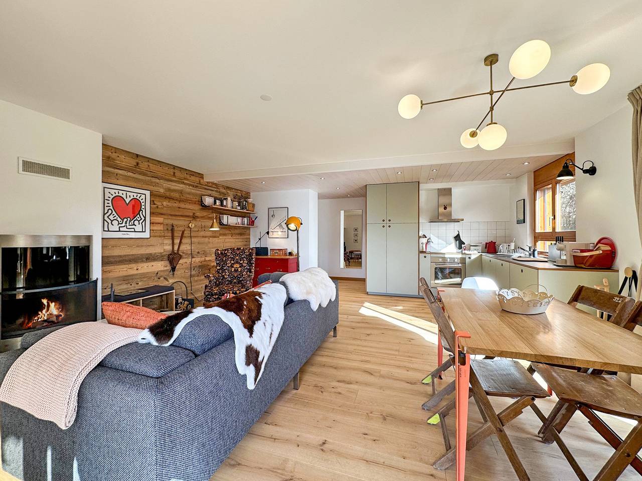 Ganze Wohnung, Cosy Stopover near slopes and therms-Swiss Alps in Ovronnaz, Leytron