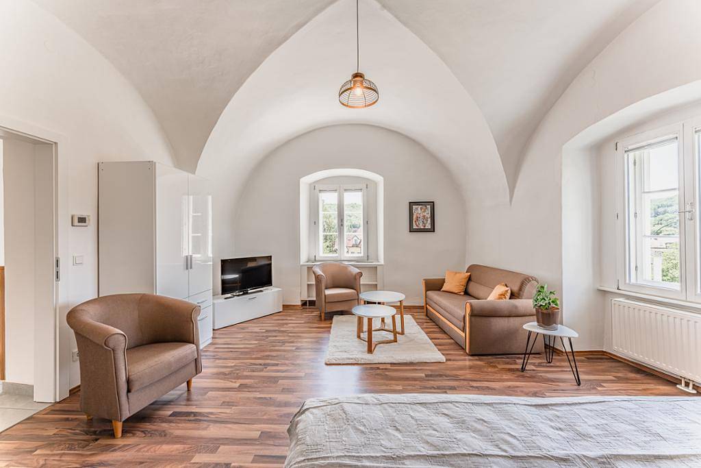 Ganze Ferienwohnung, Ferienwohnung im Kloster - Burgblick Top O in Gars am Kamp, Weinviertel