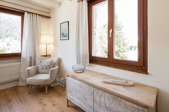 Hütte für 6 Personen, mit Ausblick und Garten in Davos - 3