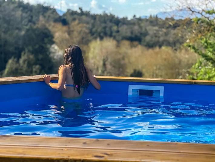 Casa rural para 6 personas, con piscina además de vistas y jardín en Valles Oriental - 2