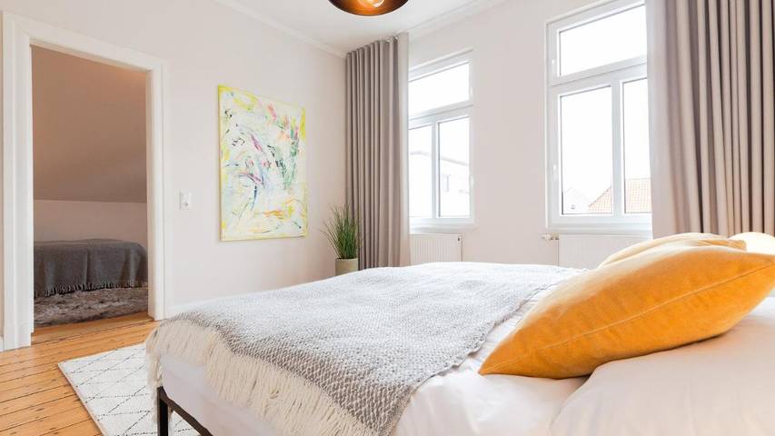Ferienwohnung für 5 Personen, mit Balkon und Terrasse sowie Ausblick