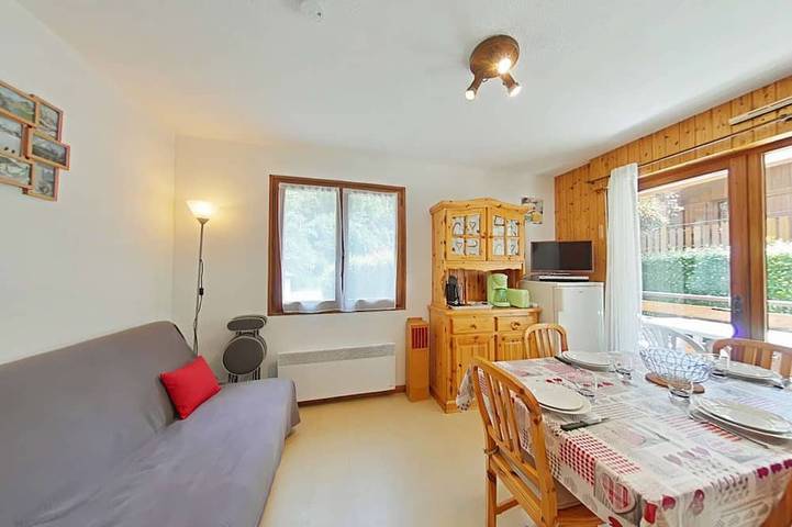 Gîte pour 6 personnes, avec balcon dans Patinoire Le Grand Bornand