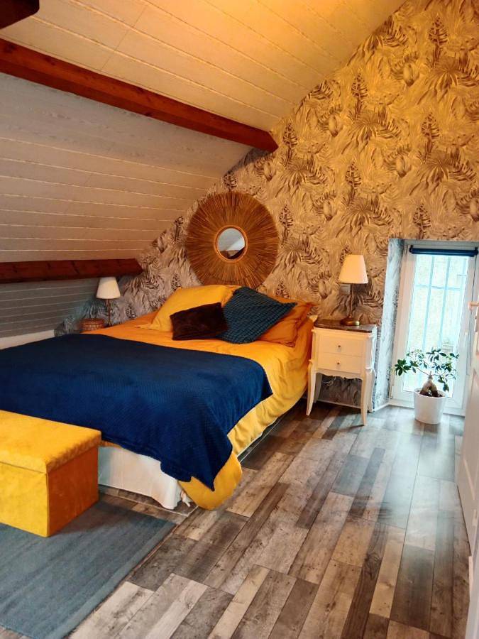 Chambre d’hôte pour 2 personnes, avec Terrasse ainsi que Jardin et Vue
