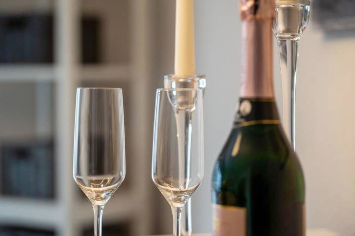 Ferienwohnung für 3 Personen, mit Terrasse und Garten sowie Ausblick in Schobüll