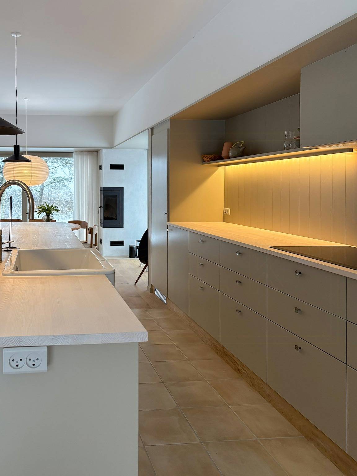 Naturnahes Ferienhaus bei Dybesø mit Meerblick in Rørvig, Nordwestseeland