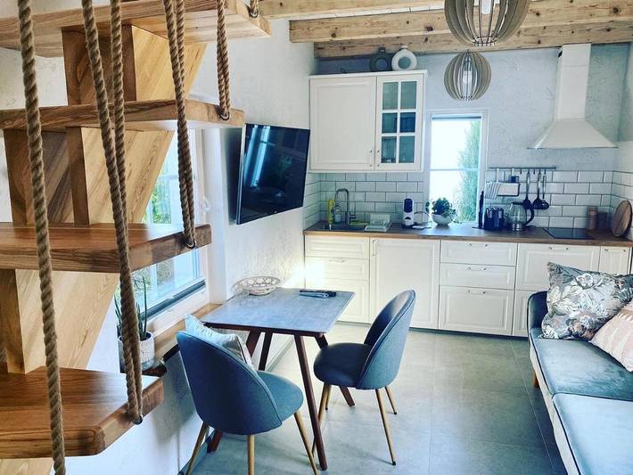 Apartament wakacyjny dla 2 osób, z Taras i Widok w Mierzeja Kurońska