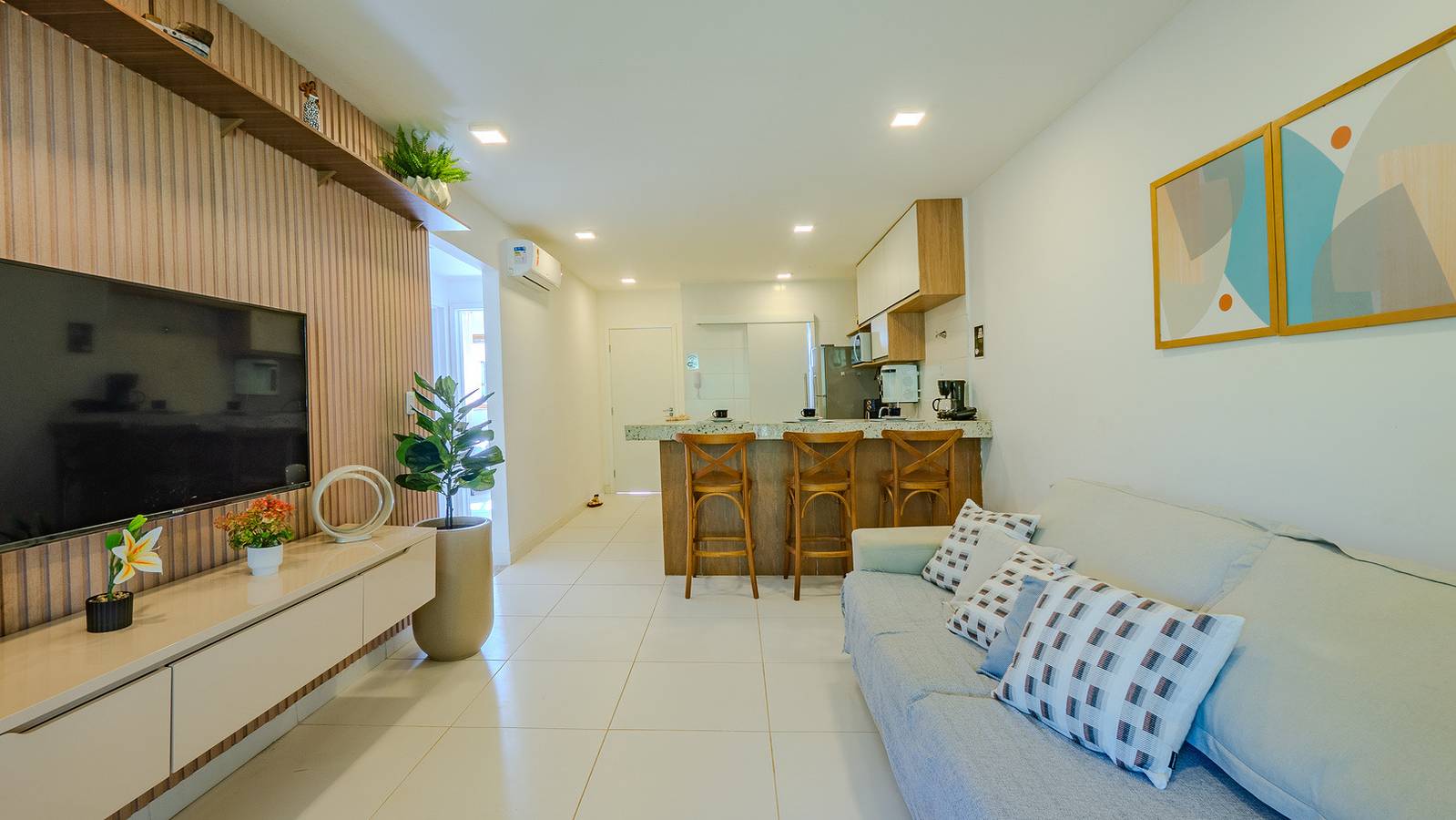 Apartamento entero, Apartamento de vacaciones para 6 personas con jardín in Imbassai, Mata de São João