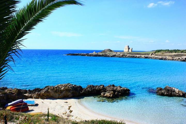 Villa per 7 persone, con Terrazza e Giardino nonché Panorama a Leporano