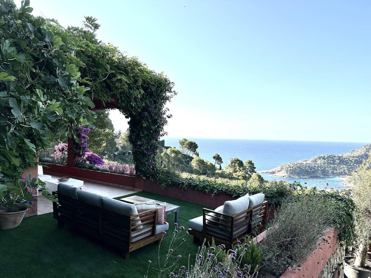 Location de villa avec piscine à Begur, Aiguablava in Begur, Costa Brava