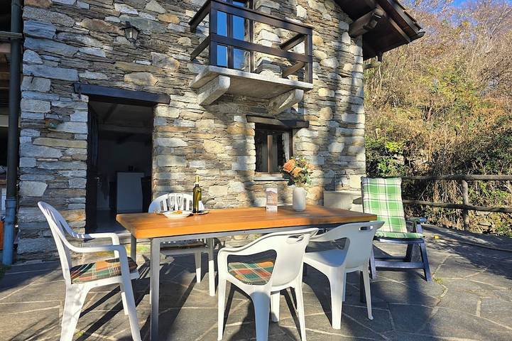 Ferienhaus für 4 Personen, mit Garten und Balkon, mit Haustier