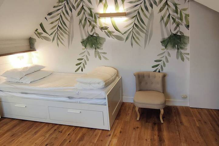 Appartement de vacances pour 4 personnes, avec jardin