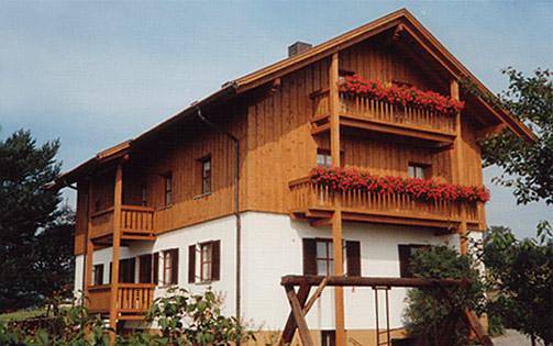 Ferienwohnung für 4 Personen, mit Balkon und Balkon/Terrasse sowie Terrasse und Garten in Mauth - 4