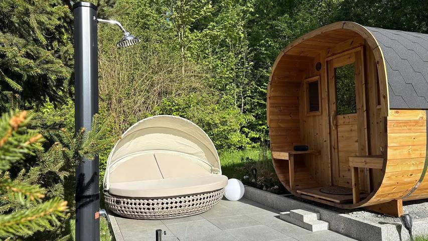 Ferienhaus für 4 Personen, mit Garten und Sauna sowie Terrasse im Frankenwald - 4