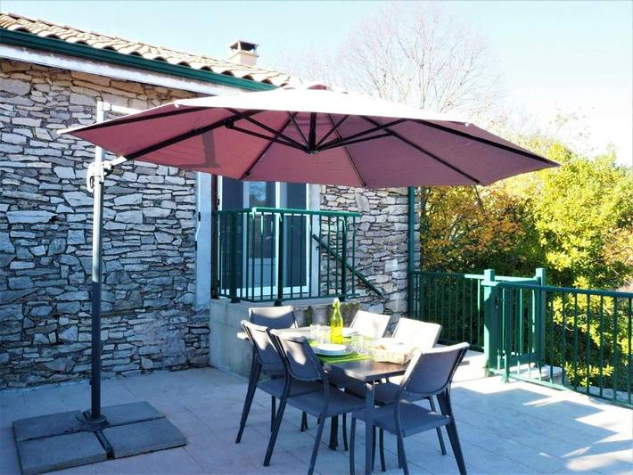 Location de vacances pour 4 personnes, avec terrasse et jardin, animaux acceptés à Villemagne-l'Argentière - 2