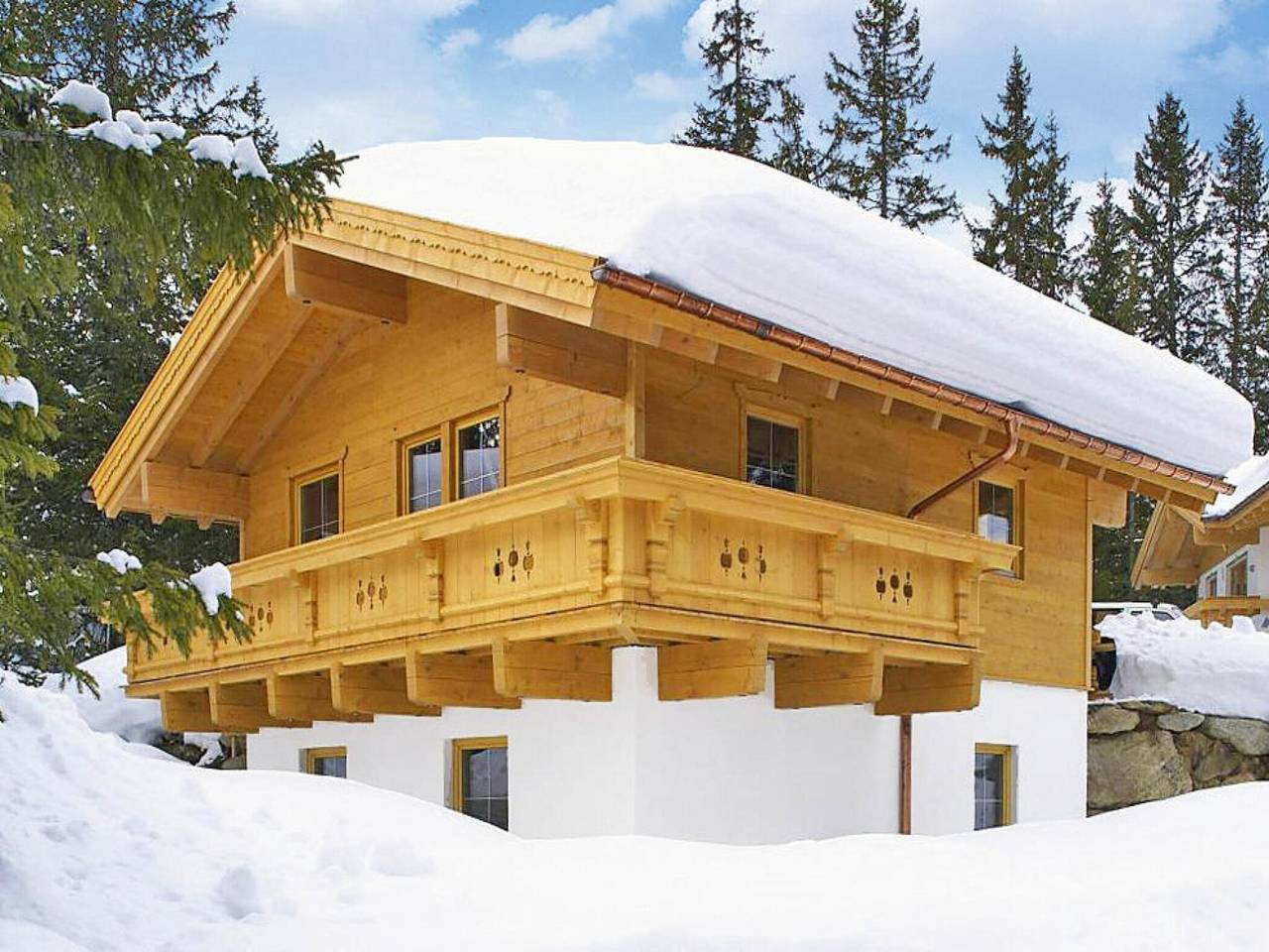 Chalet bij Filzsteinalpe en Skipistes in Hochkrimml, Krimml