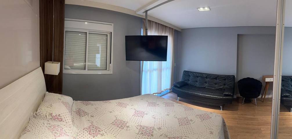 Casas e apartamentos de temporada para 2 pessoas, com vista e sauna e ainda piscina and balcão, adaptado a crianças em Guarulhos