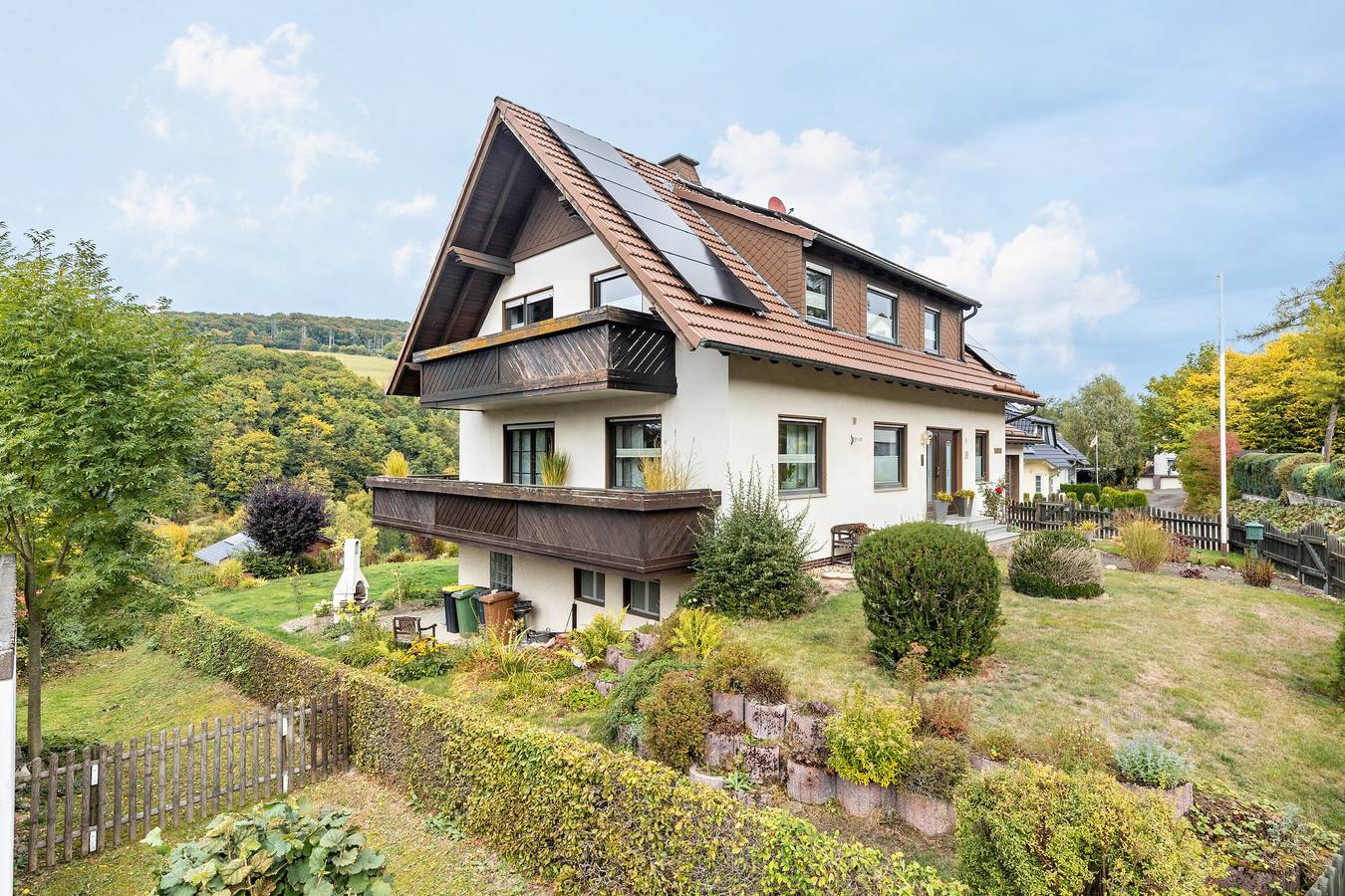 Geheel appartement, Appartement 'Fischer' met uitzicht op de bergen, privéterras en Wi-Fi in Diemelsee, Upland