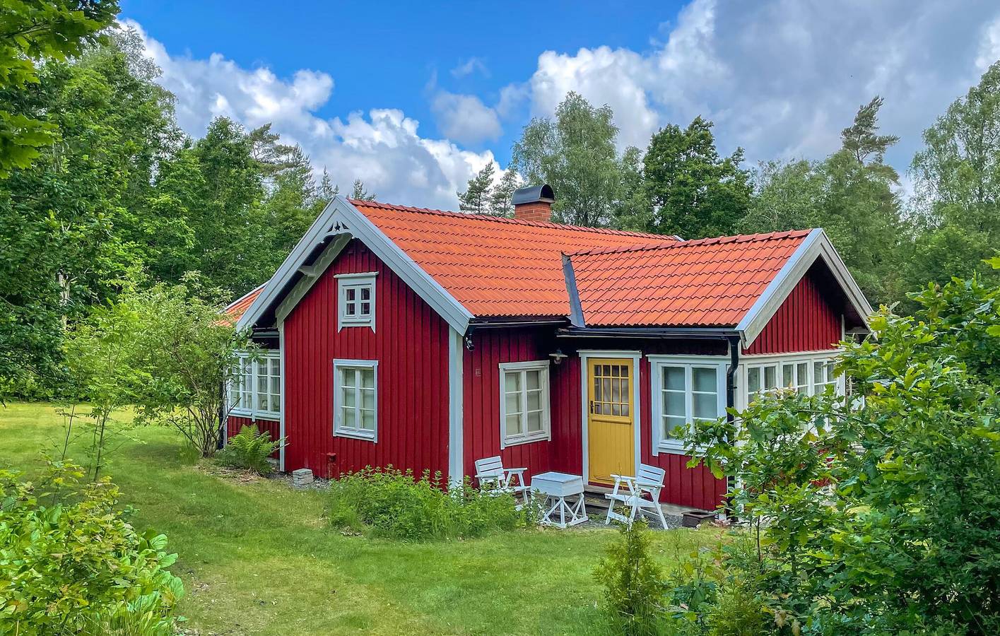 Holiday home for 6 people with garden in Mark, Västergötland