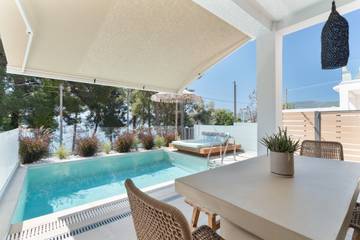 Ferienhaus für 8 Personen, mit Garten auf Lefkada