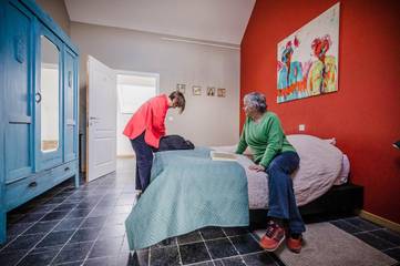 Location de vacances pour 2 personnes, avec vue ainsi que terrasse et jardin à Herentals