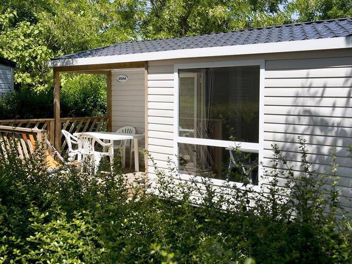 Flower Camping L'Abri-Côtier - Mobilheim 5 personen - Loggia Privilège 26 m² (2 Schlafräume - 4/5 pers.) + Tv + Lv in Saint-Nazaire-sur-Charente, Rochefort und Umgebung
