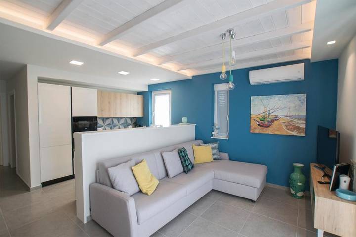 Appartement de vacances pour 6 personnes, avec Balcon ainsi que Terrasse et Vue