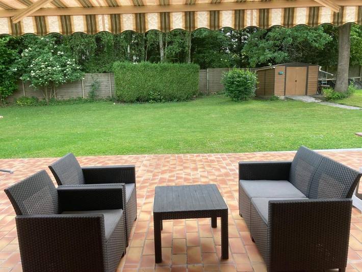 Appartement de vacances pour 4 personnes, avec jardin