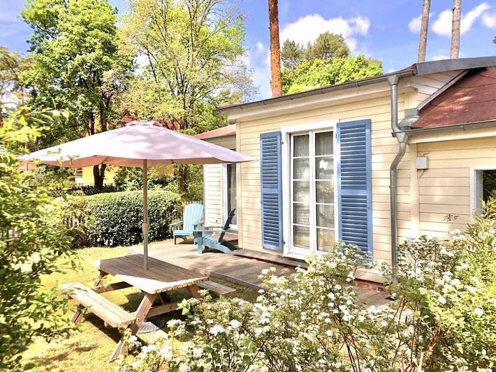 Ferienhaus für 3 Personen, mit Terrasse und Garten in Geltow