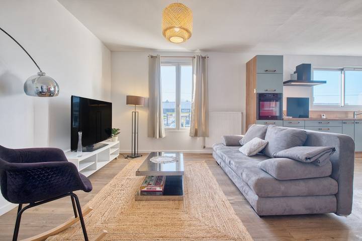 Apartamento de vacaciones para 6 personas, con balcón y jardín - 1