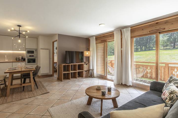 Gîte pour 4 personnes, avec balcon à Les Houches