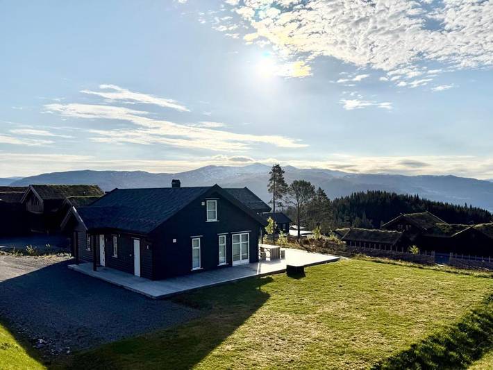 Ferienhaus für 13 Personen, mit Terrasse und Garten sowie Ausblick