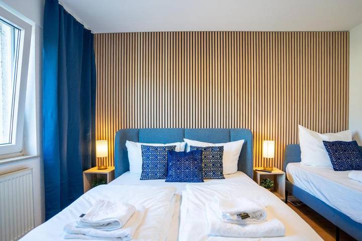 Ferienwohnung für 7 Personen, mit Balkon und Terrasse