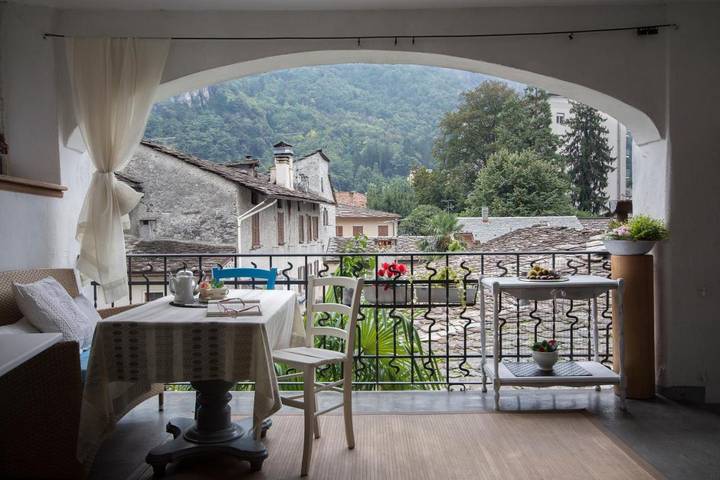 Location de vacances pour 4 personnes, avec vue et terrasse, animaux acceptés à Chiavenna - 4