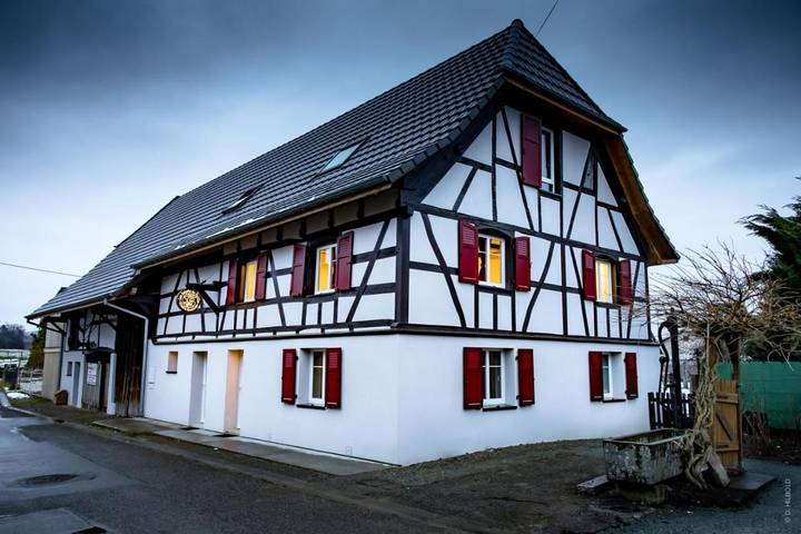 Gîte pour 6 personnes, avec jardin et sauna, animaux acceptés dans Ballersdorf